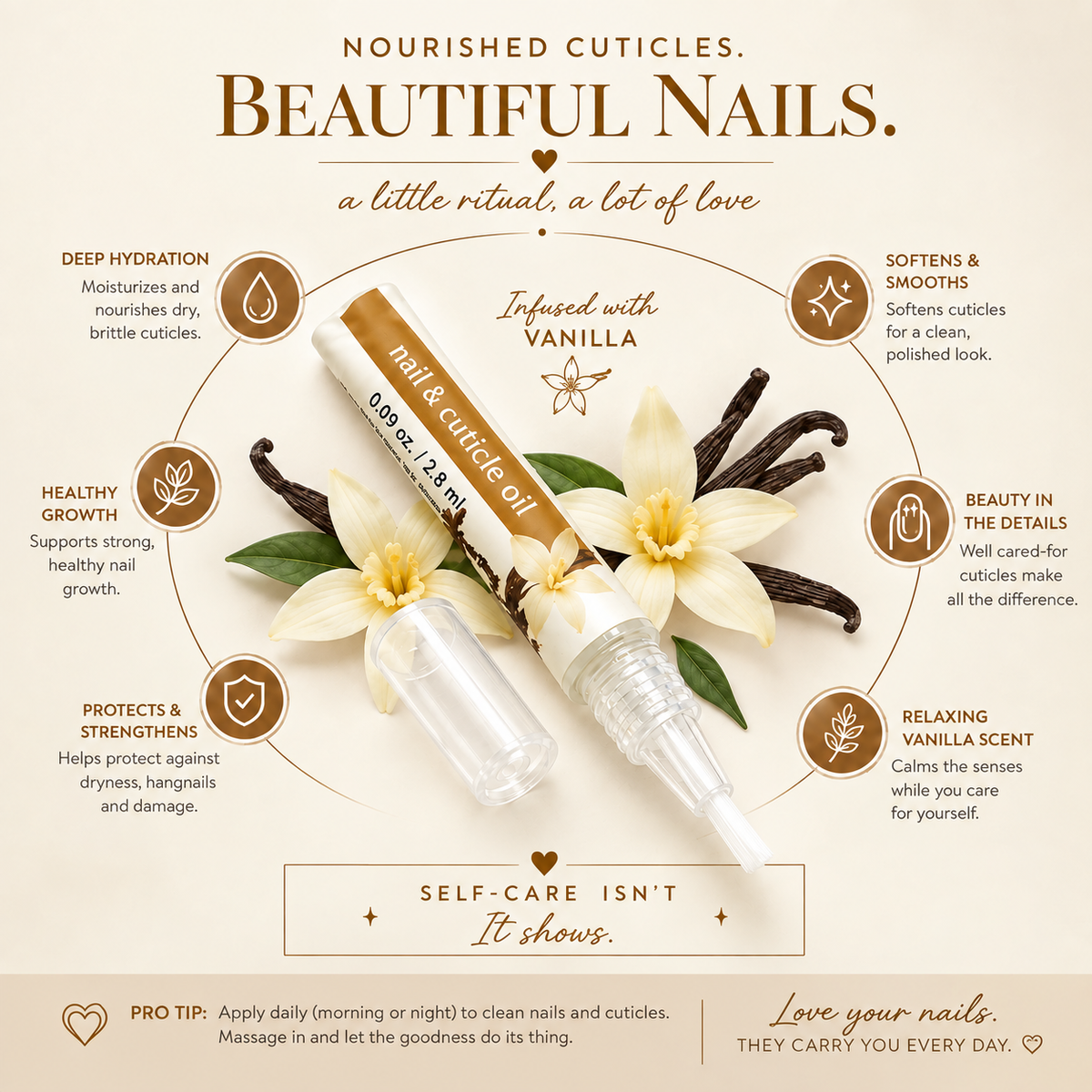 Vanilla Nail & Cuticle Oil
